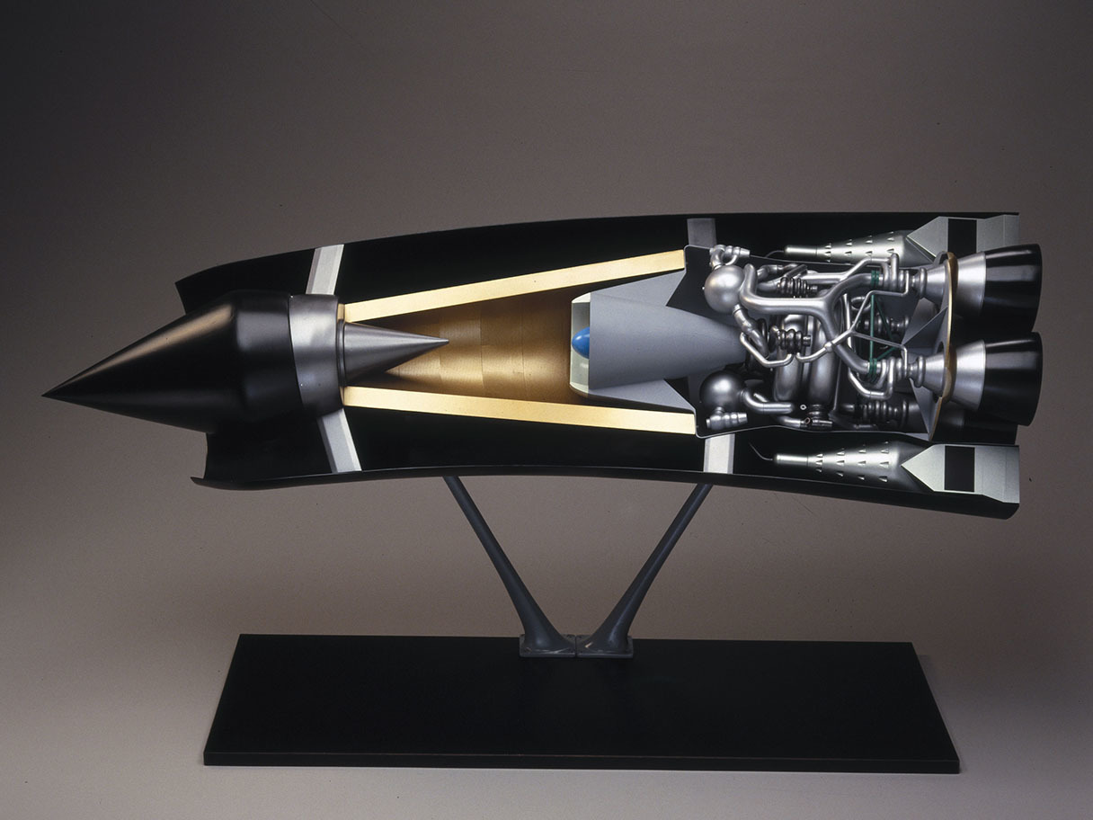 Images Wikimedia Commons/28 Science Museum London SABRE engine for Skylon spaceplane